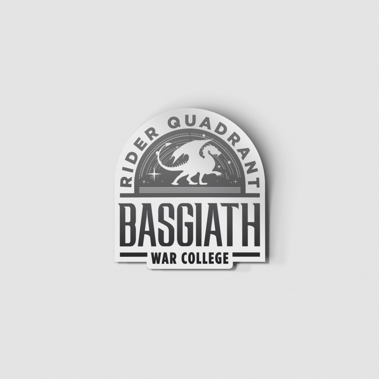 Fourth Wing Basgiath Quadrants 4-Up Carded Waterproof Vinyl Sticker