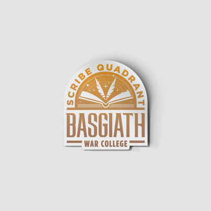 Fourth Wing Basgiath Quadrants 4-Up Carded Waterproof Vinyl Sticker