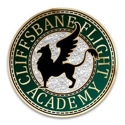 Iron Flame Cliffsbane Flight Academy Hard Enamel Pin