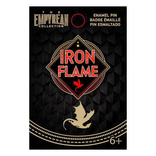 Iron Flame Cover Logo Hard Enamel Pin