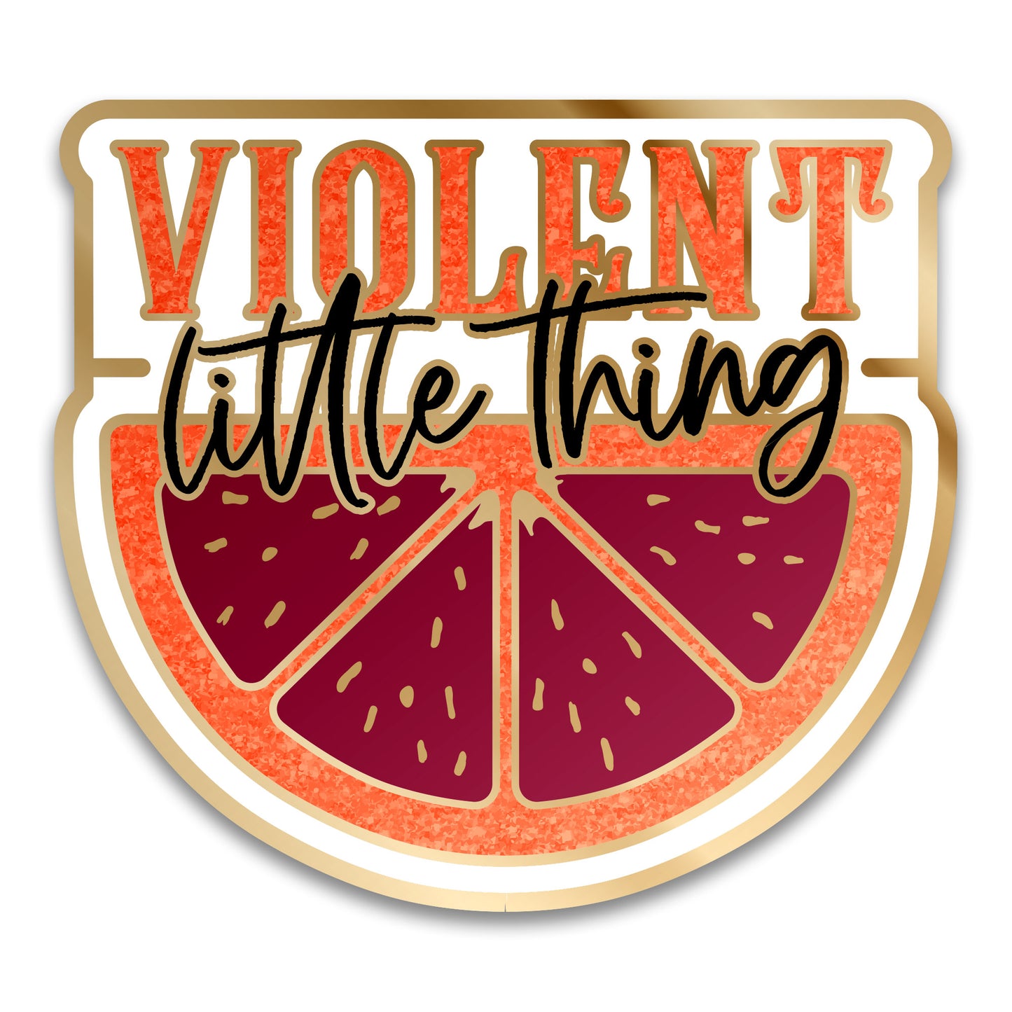 Fourth Wing Violent Little Thing Hard Enamel Pin